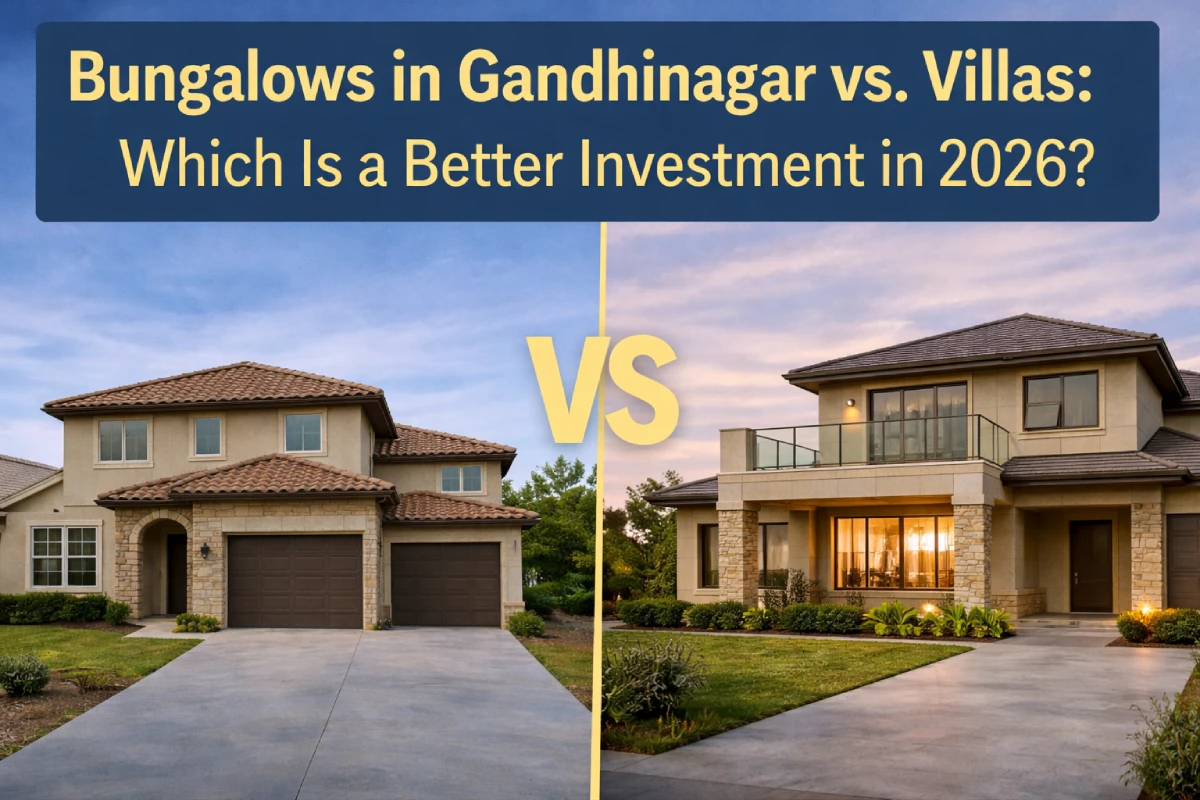 Bungalows in Gandhinagar vs Villas: Best Investment Choice 2026