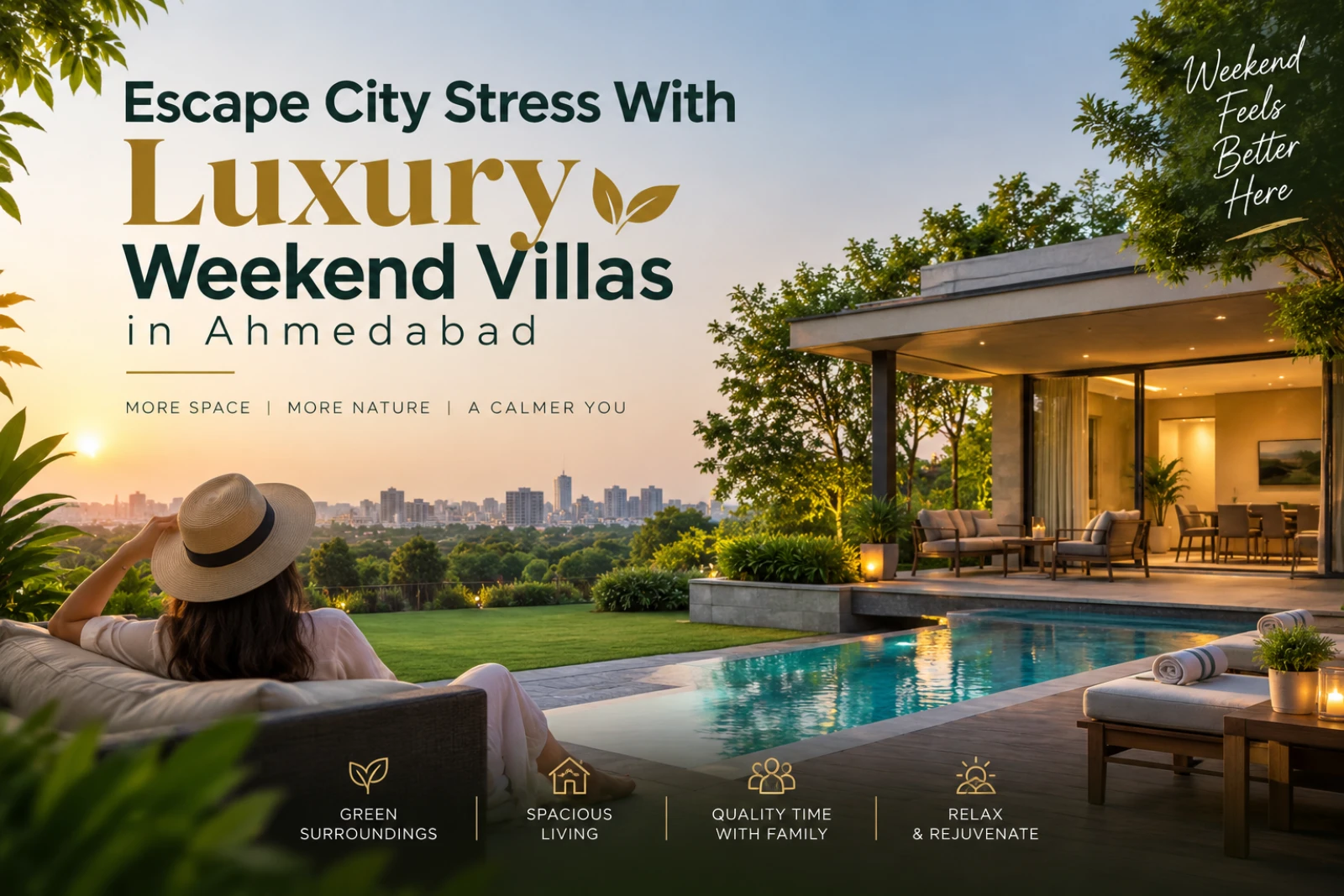 Weekend Villas in Ahmedabad | Luxury 4 & 5 BHK Villas