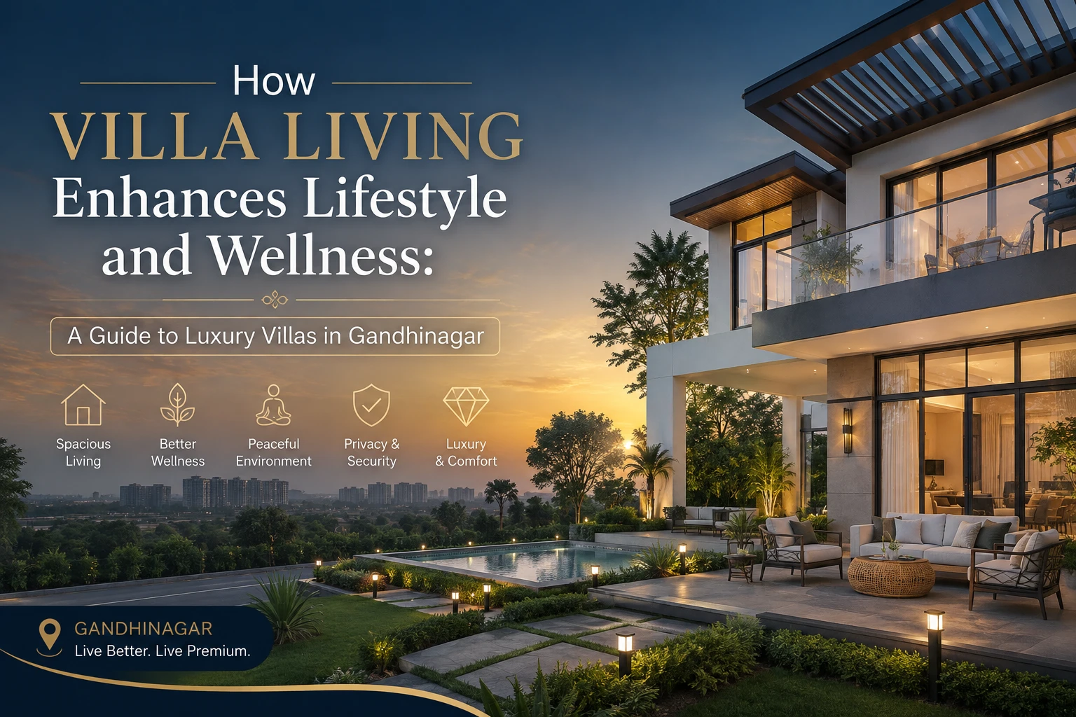 How Villa Living Enhances Lifestyle | Luxury Villas in Gandhinagar