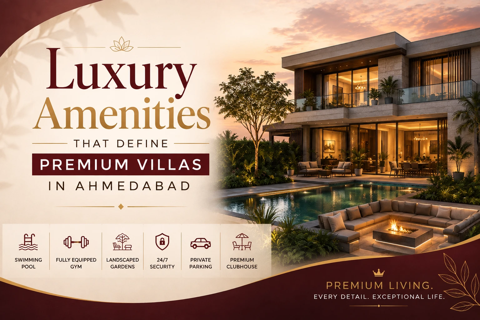 Luxury Amenities in Premium Villas in Ahmedabad | Complete Guide