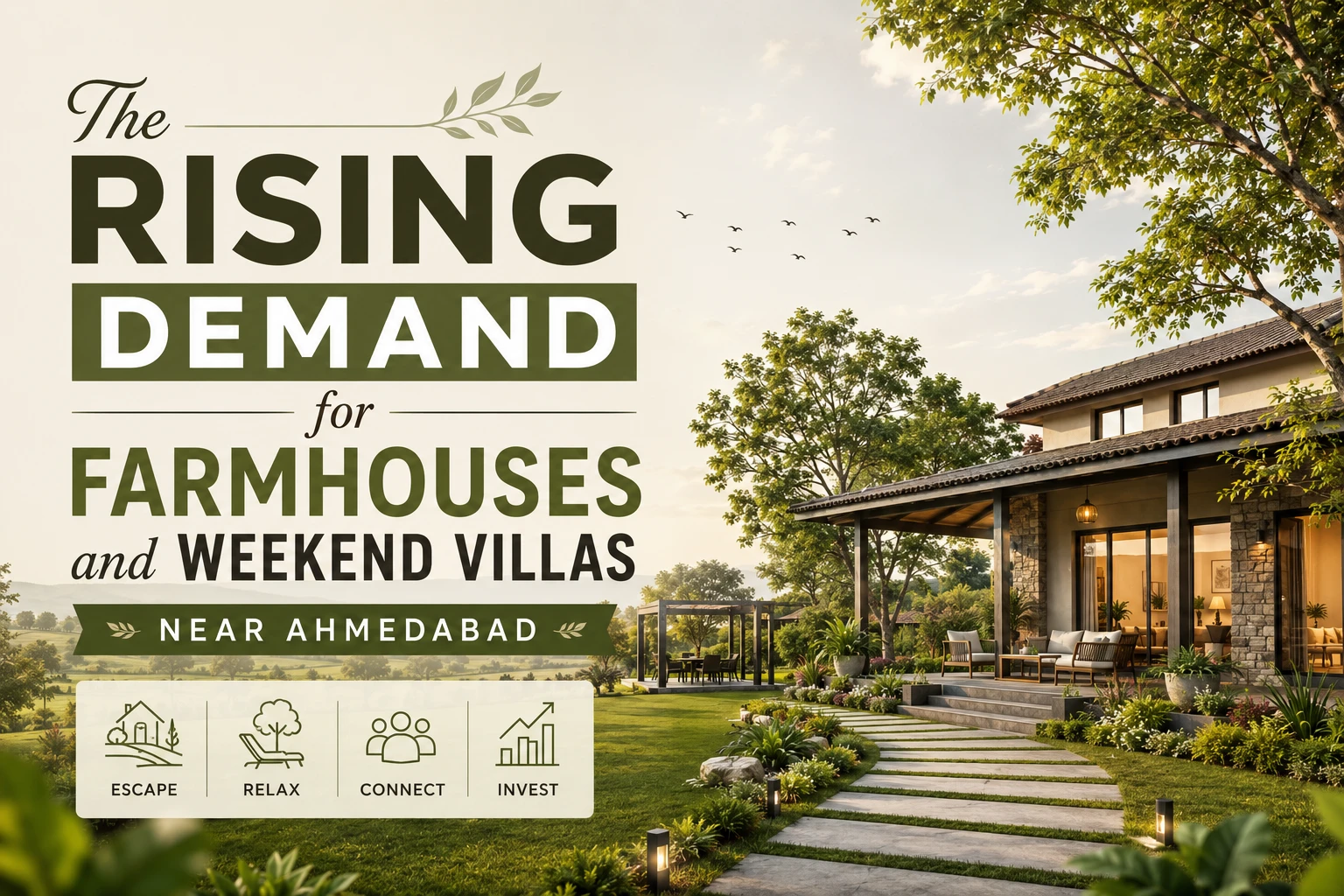 Rising Demand for Weekend Villas Near Ahmedabad | Guide