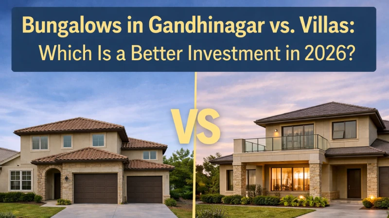 Bungalows in Gandhinagar vs. Villas: Which Is a Better Investment in 2026?