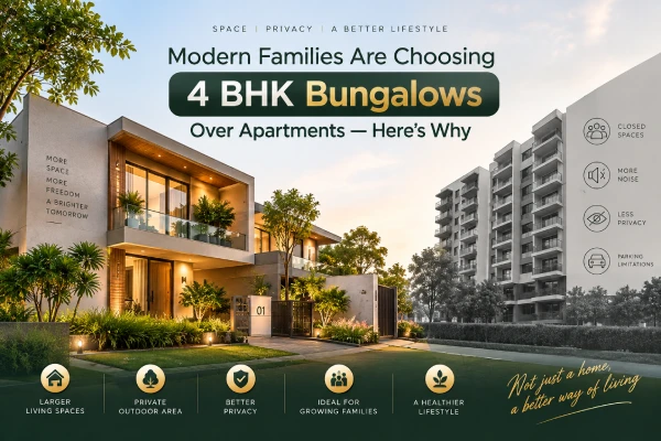 Modern Families Are Choosing 4 BHK Bungalows Over Apartments — Here’s Why