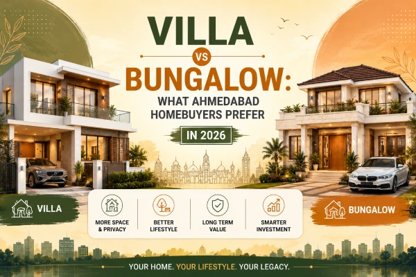 Villa vs Bungalow: What Ahmedabad Homebuyers Prefer in 2026