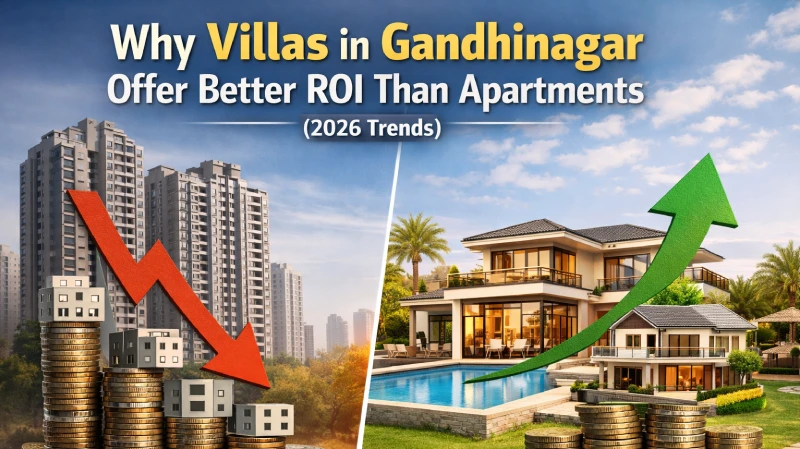 Why Villas in Gandhinagar Offer Better ROI Than Apartments (2026 Trends)