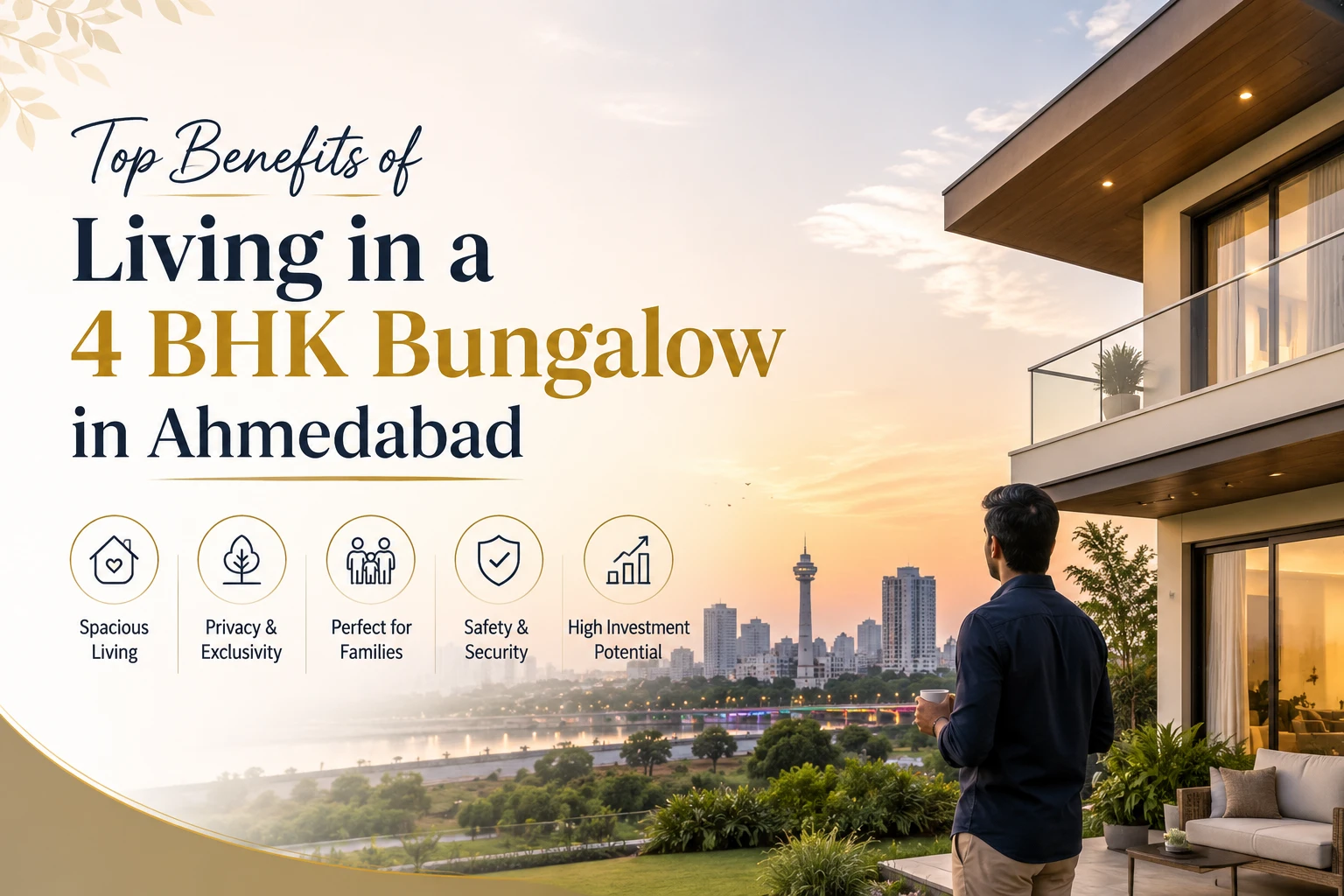 Top Benefits of Living in a 4 BHK Bungalow in Ahmedabad