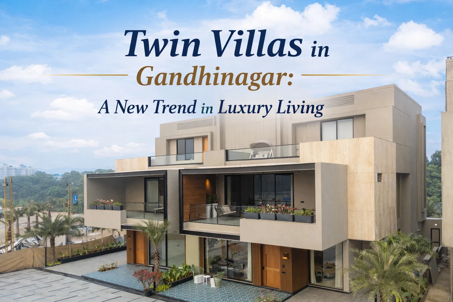 Twin Villas in Gandhinagar | New Bungalow Scheme for Luxury Living