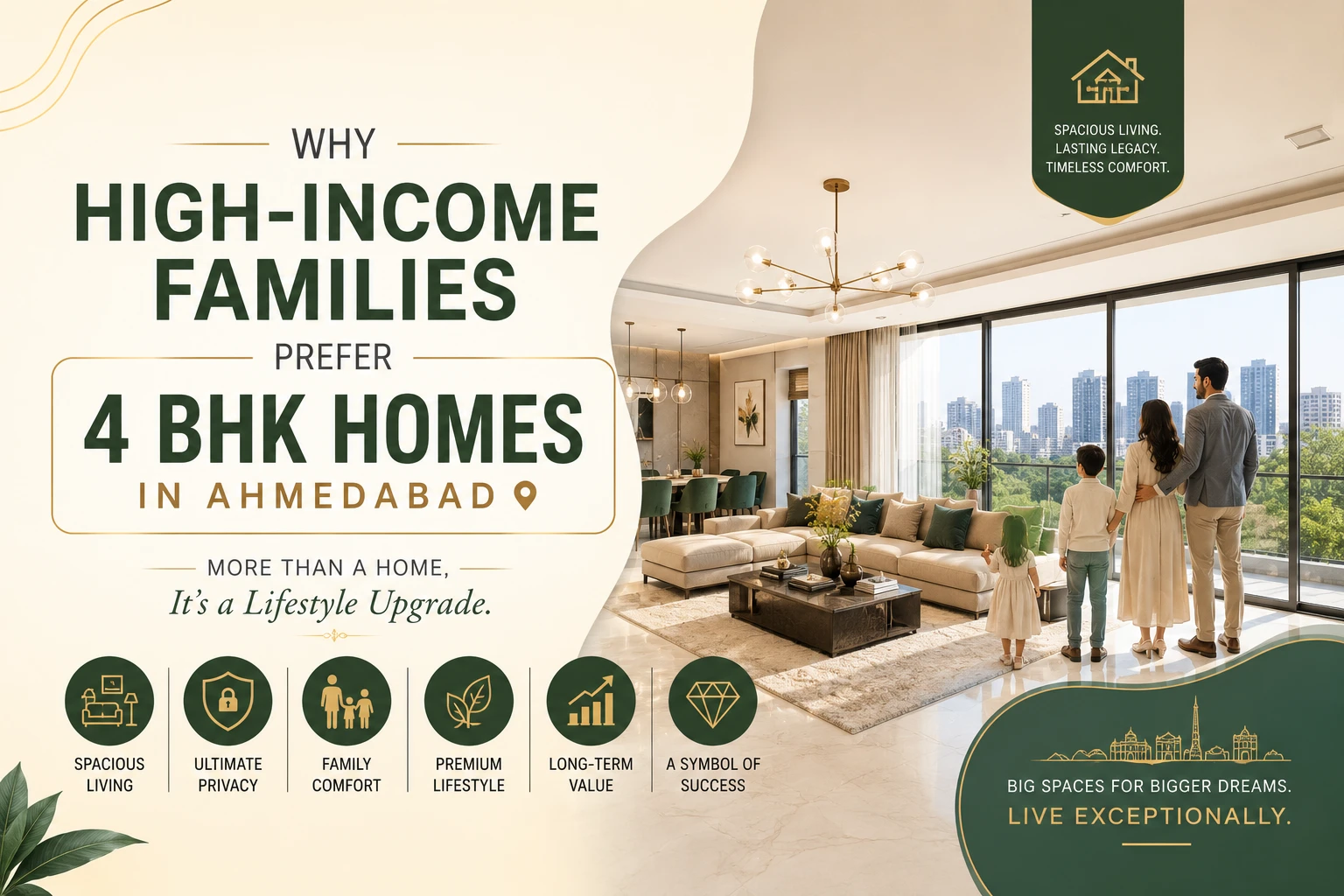 Why High-Income Families Prefer 4 BHK Villas in Ahmedabad | Luxury Living Guide